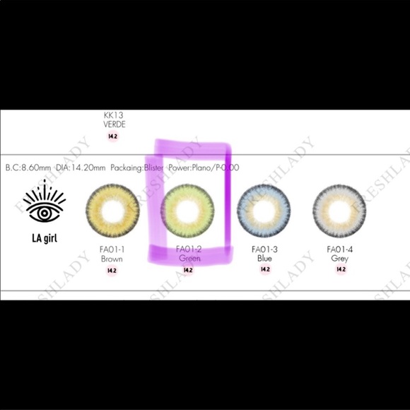 Fresh lady color lenses. All colors are available - Picture 1 of 15